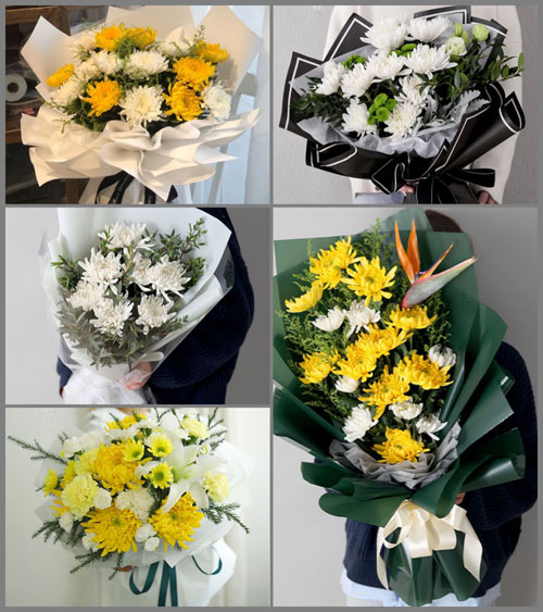 山西朔州应县白马石乡柴林咀村白事花束代送